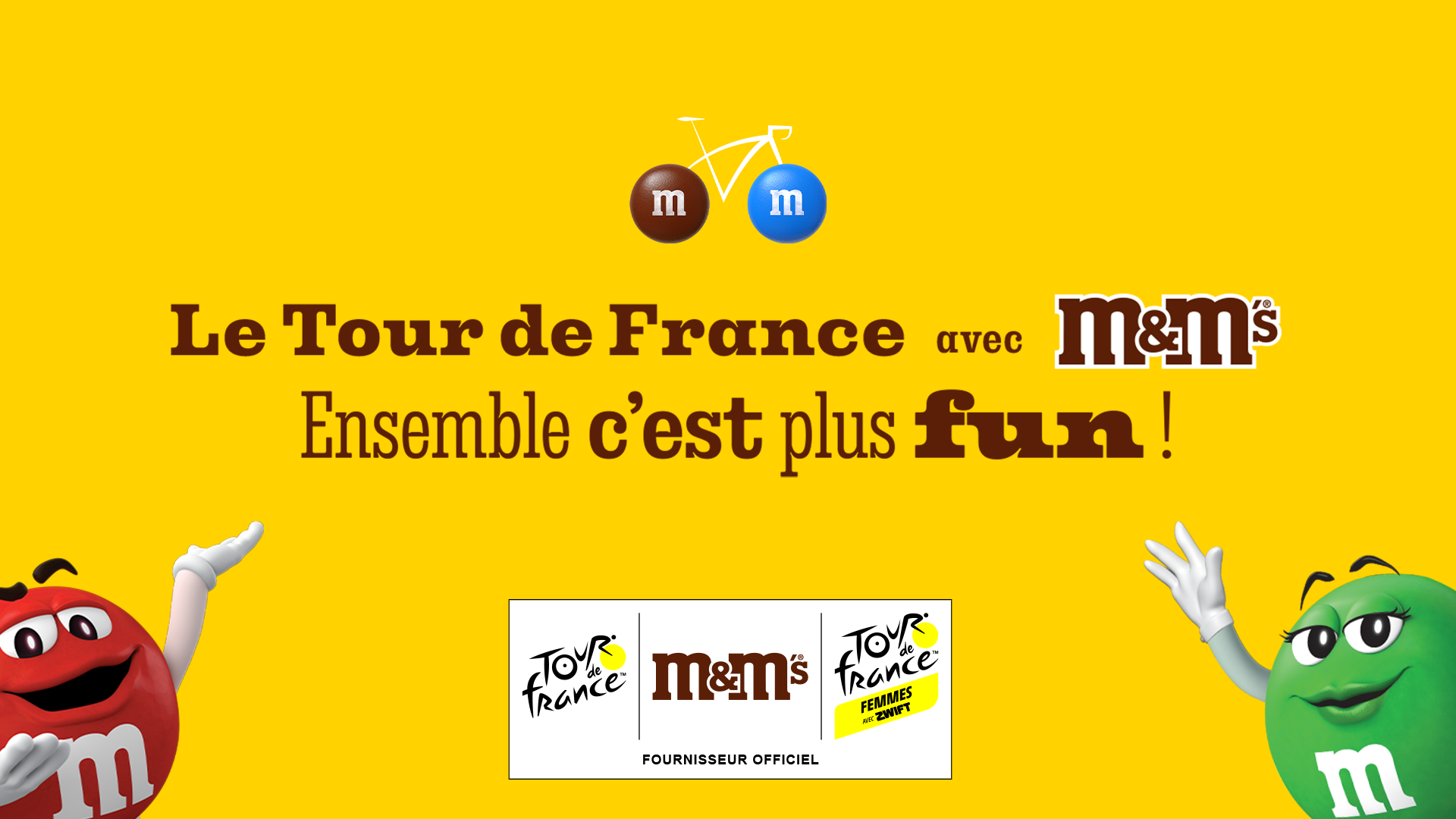 M&M'S® becomes Official Supplier of the Tour de France and the